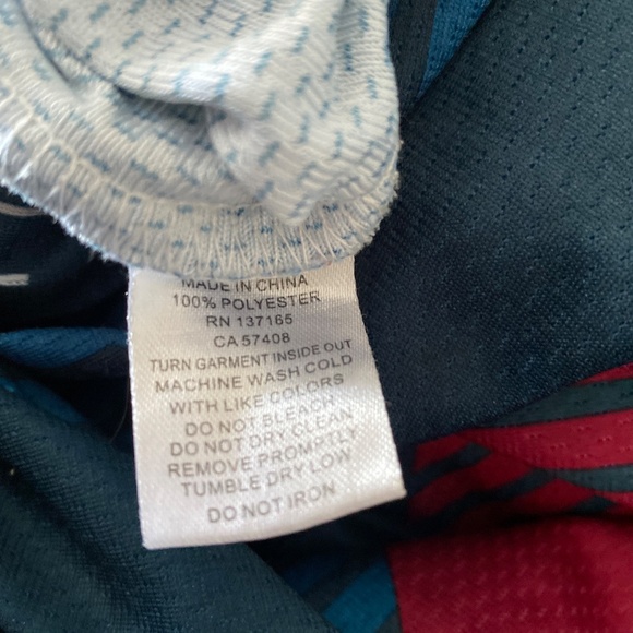 Flow Society Boys Lacrosse Shorts teal Maroon lax youth xl - Picture 6 of 7